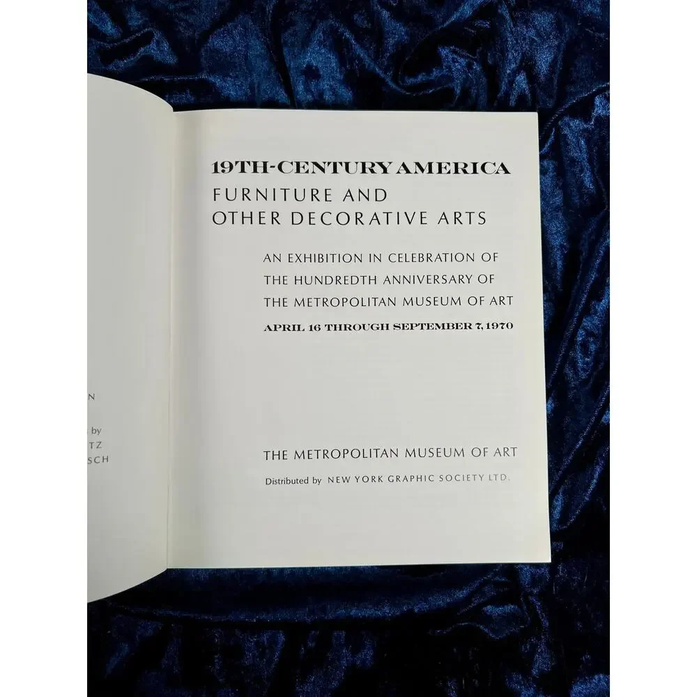Vintage 19th Century America Art Books 1970 Metropolitan Museum 2 Volume Set